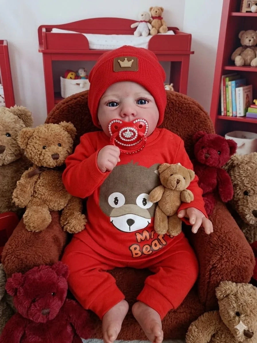 Ukázka úpravy fotografií reborn panenky 87